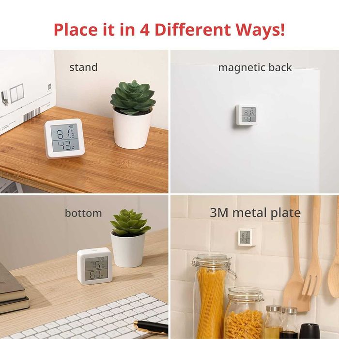 SwitchBot Bluetooth цифров  стаен термометър, хигрометър