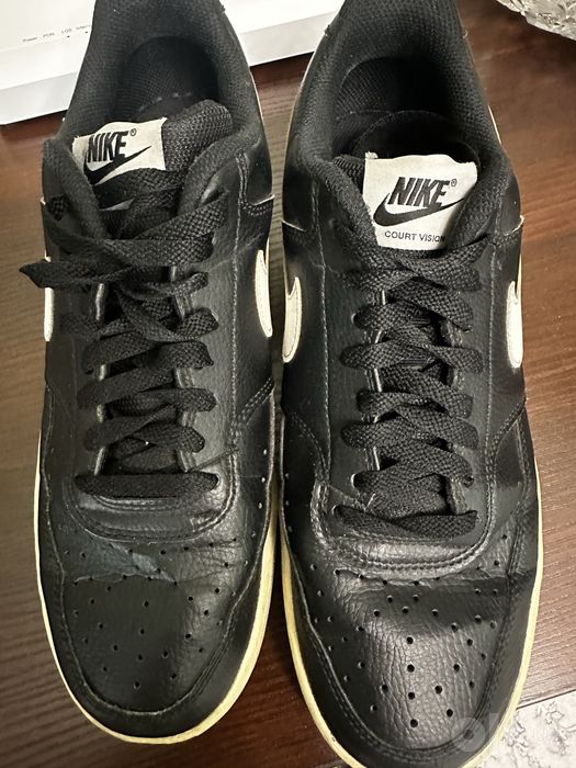 кроссовки Nike Court Vision Low Next Nature с белым логотипом Swoosh