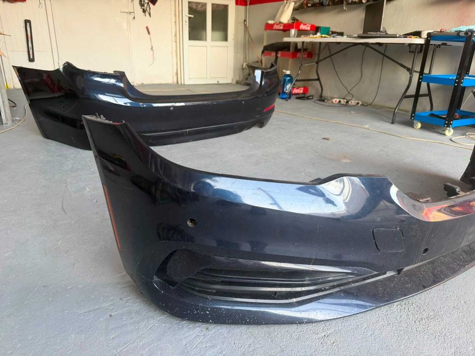 Bara fata completa bara spate praguri bmw seria 5 g30 g31 nonfacelift cod A86