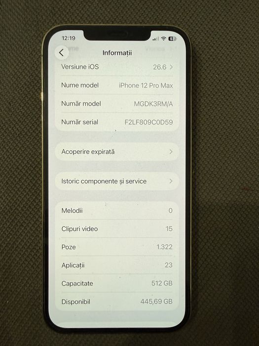 Iphone 12 pro max gold 512gb