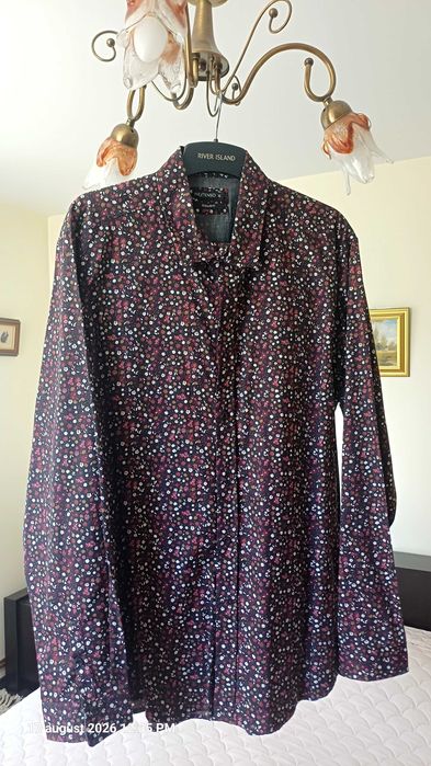 Camasa visinie cu flori InExtenso XL
