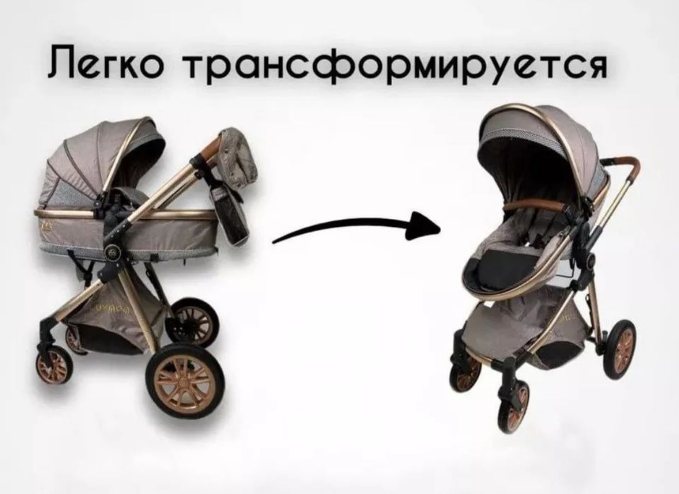 Детская коляска Teknum 3в1 люлька и автокресло