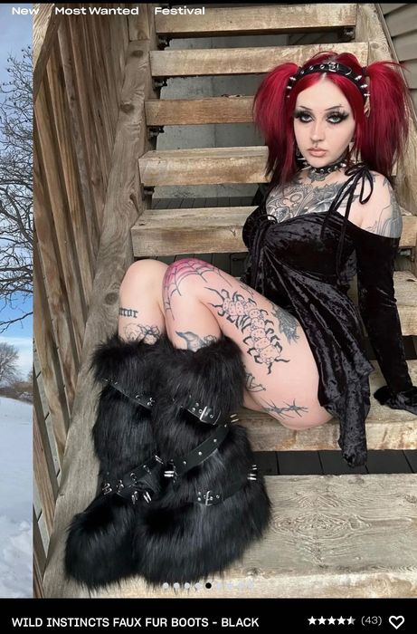 Wild Instincts Faux Fur Boots - Black
WIDOW