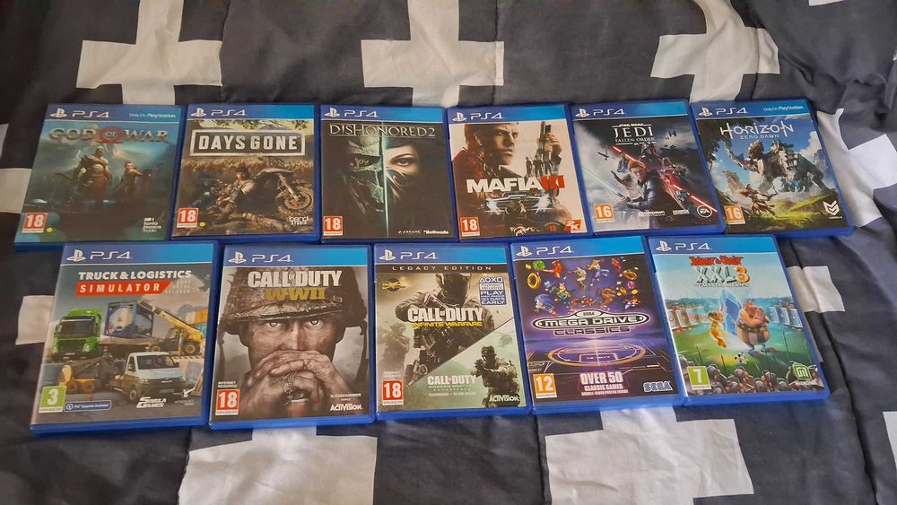 Продавам дискове с игри за PS4,които стават и за PS5!