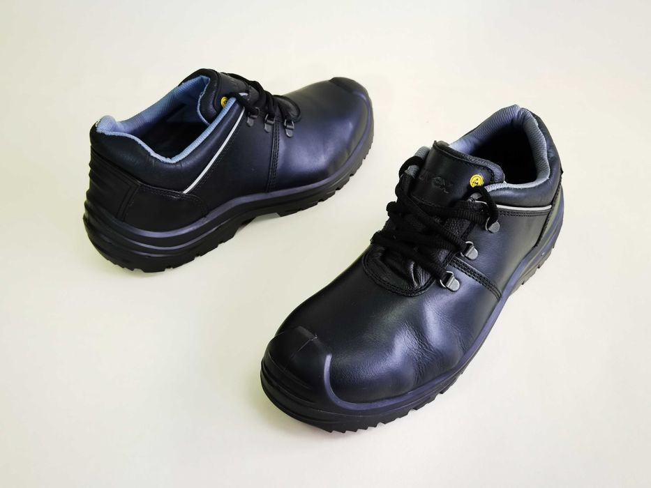 Bocanci PIELE 45 46 UVEX Ghete Protectie bombeu metalic munca Ca NOI