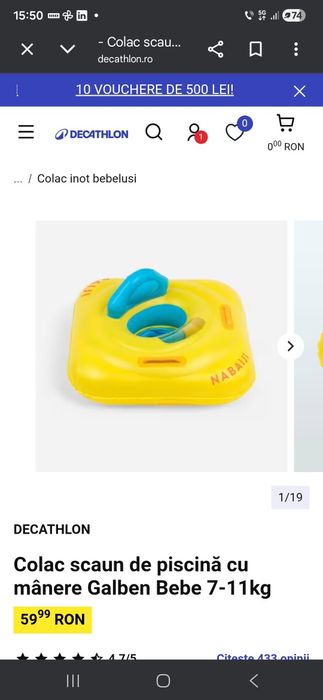 Colace inot bebe + scutece apa