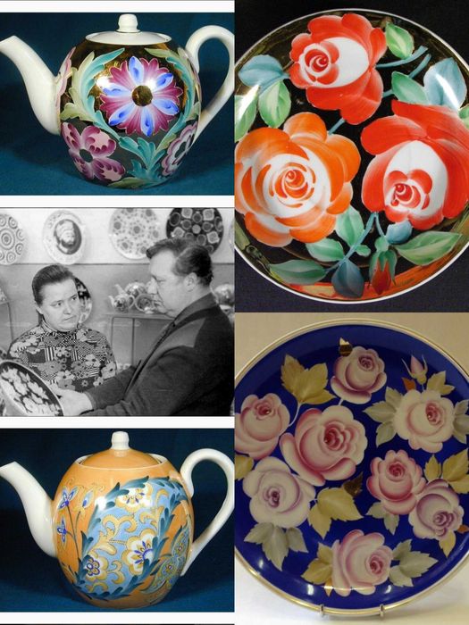 Посуда Кувшины  Чайник  Хрусталь  СССР