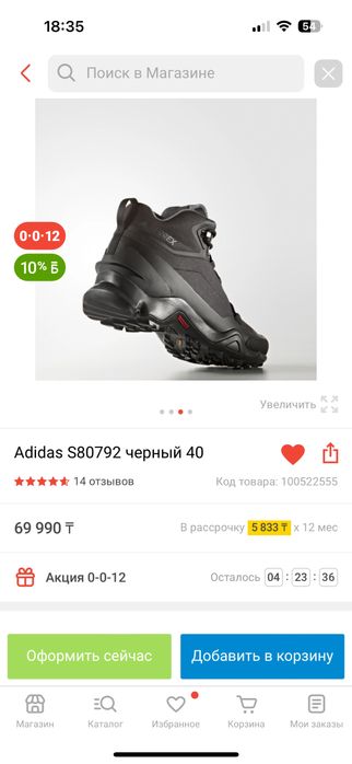 Кроссовки Adidas Terrex