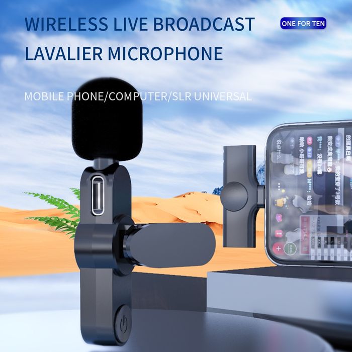 Bakeey A3 Wireless Lavalier Микрофон Портативная портативная