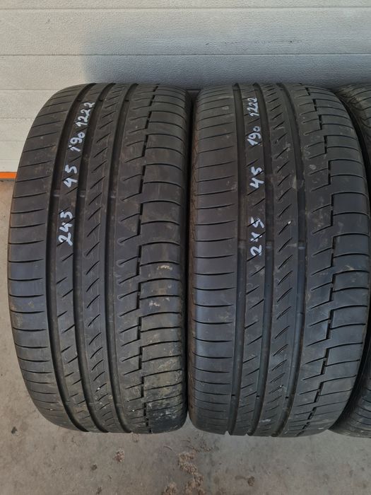 Летни гуми 4 броя CONTINRNTAL PremiumContact6 245 45 R19 дот 11622