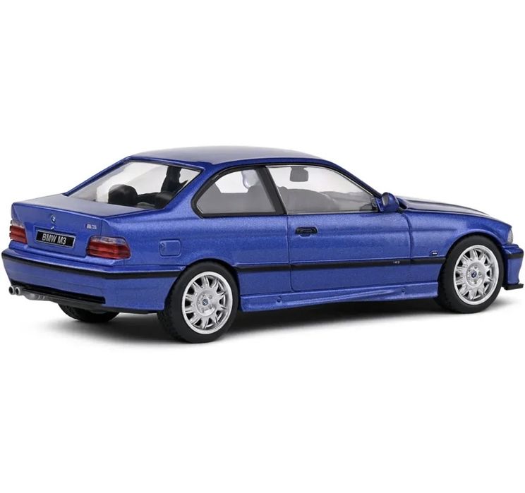 BMW E36 M3 COUPE machetă auto scara 1:43 (10 cm) albastru SOLIDO