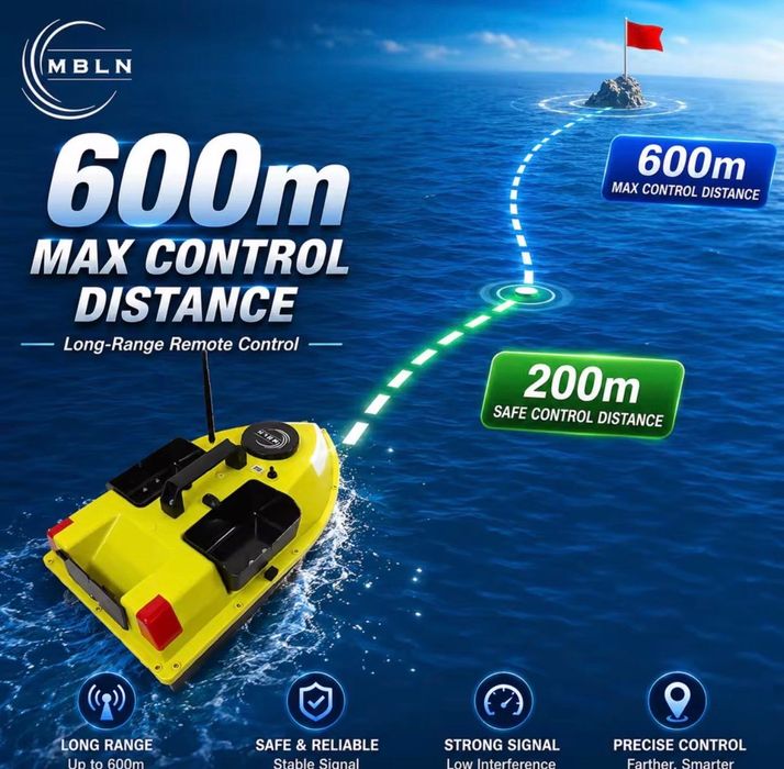 Лодка D20 GPS-99 точки