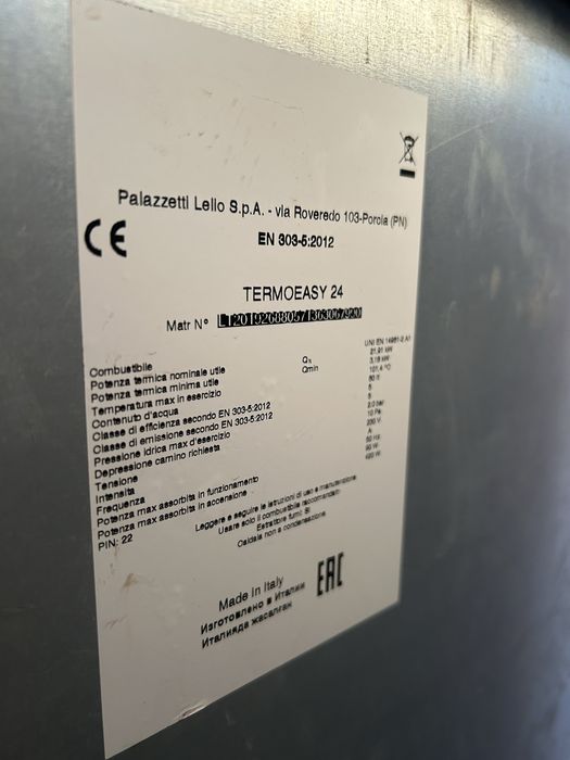 Centrala peleti PALAZZETTI