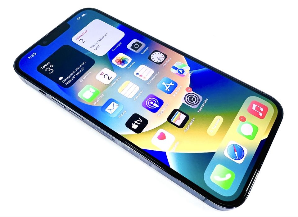 Apple iPhone 13 Pro Max 1TB Sierra Blue Перфектен! Гаранция!