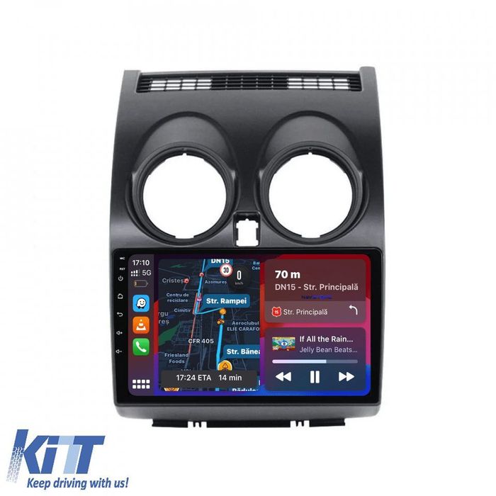 Navigatie Dedicata Nissan Qashqai J10 (2007-2013), 9Inch, 8Gb Ram, 256