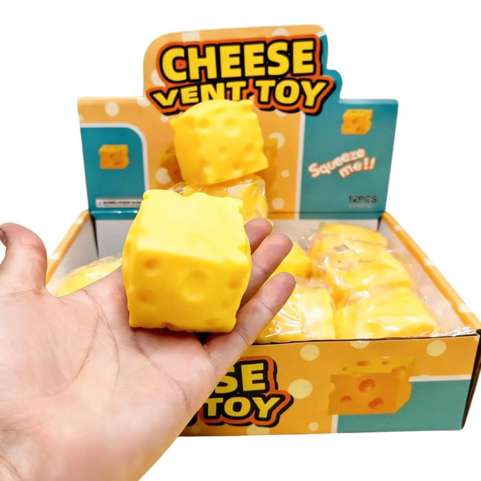 Cheese Squishy, сирене скуиши антистрес играчка