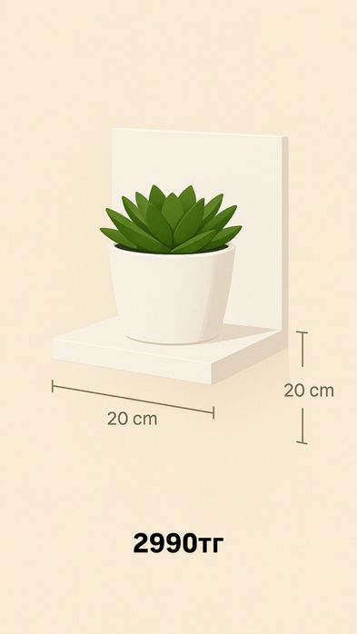 Полки настенные Mione