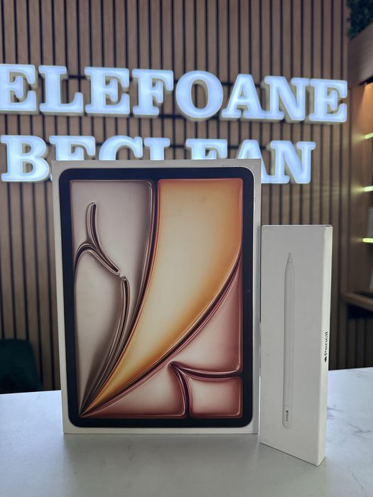 Promotie iPad Air 11-inch M3 128gb wifi+cellular + Apple Pencil USB-C