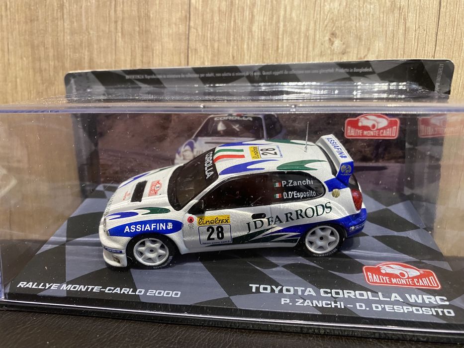 TOYOTA COROLLA WRC machetă auto rally scara 1:43