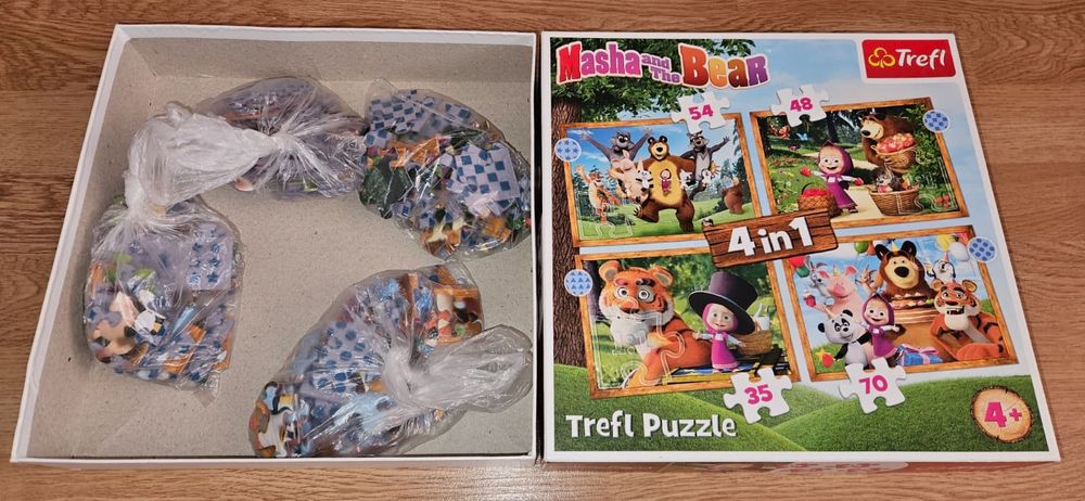 Lot mare  puzzle-uri 4 in 1