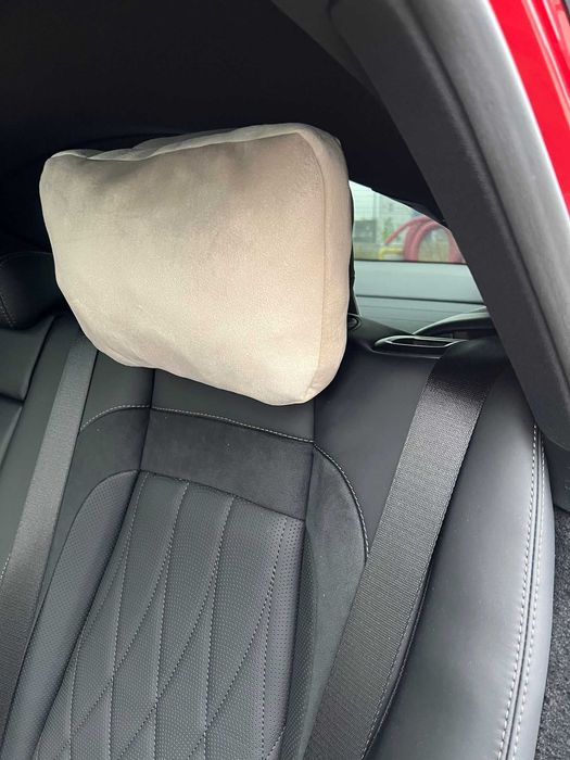 Set 2 buc. Perne Tetiere Auto ULTRA SOFT ALCANTARA, pt sustinere gat