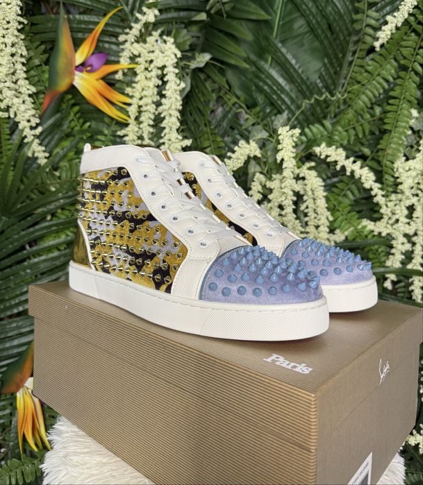 Christian Louboutin High Gold Steel Spikes