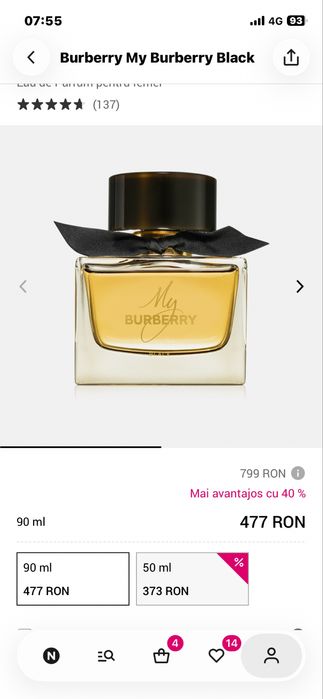 Parfum femei My Burberry Black