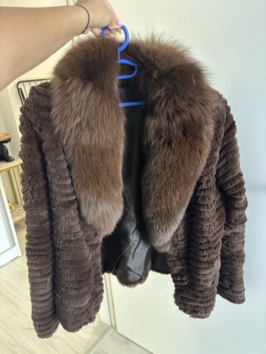 Blana naturala par de vulpe