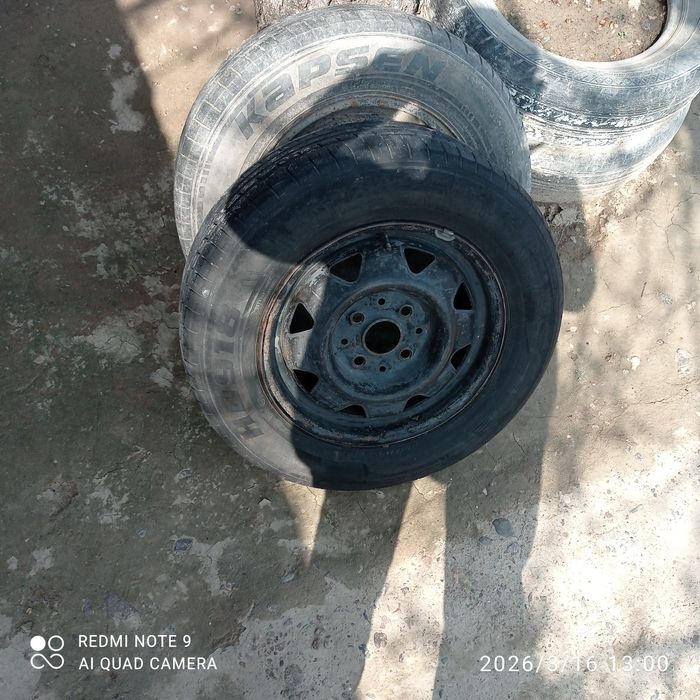 Жағдайы жақсы 4 баллон  жүрілген дискасларымен бір размер 185/70/14