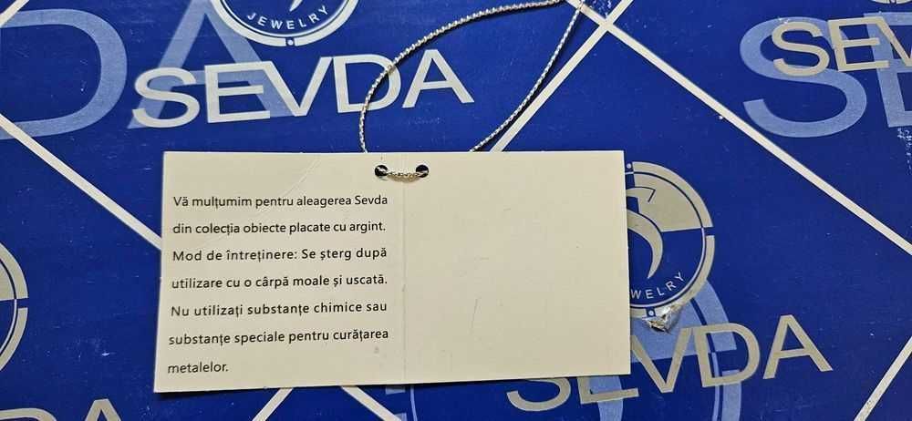 Tava metalica placata cu argint, model pe margini si piciorușe, SEVDA