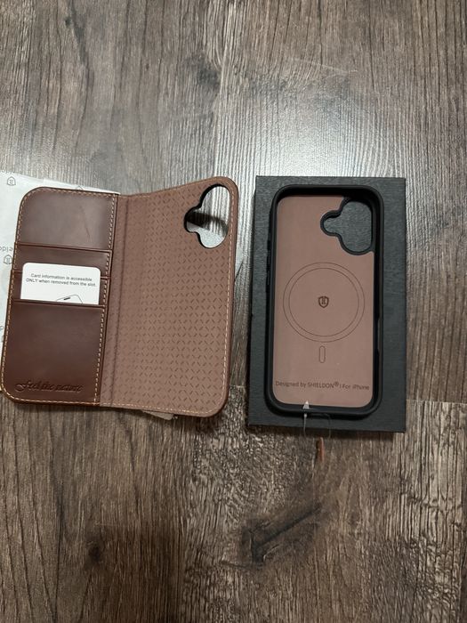 Iphone 17 2025 кейс естествена кожа