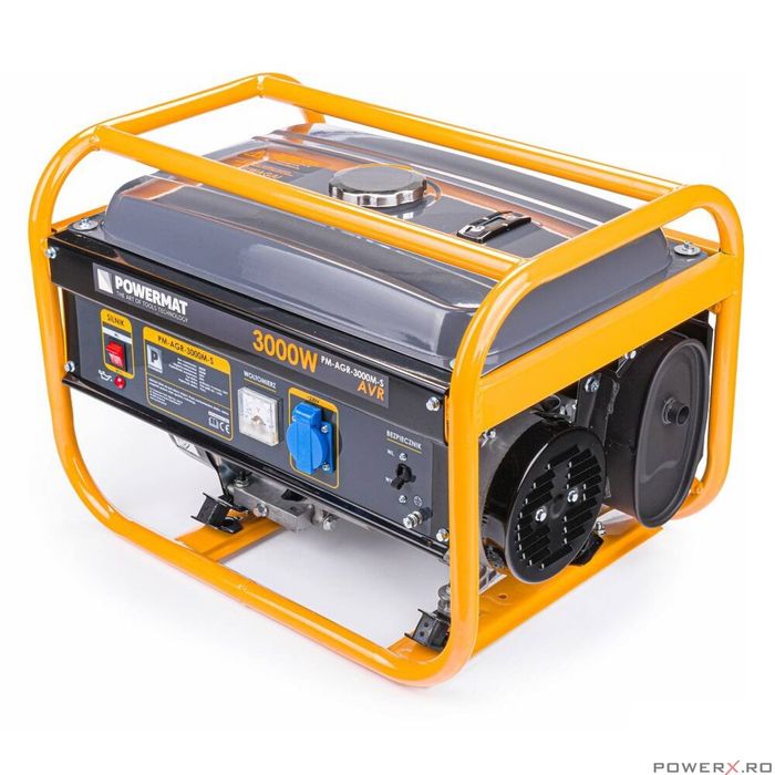 Generator curent electric 3000 W, 3 KW, 220 V, 7 CP, AVR, Monofazat,