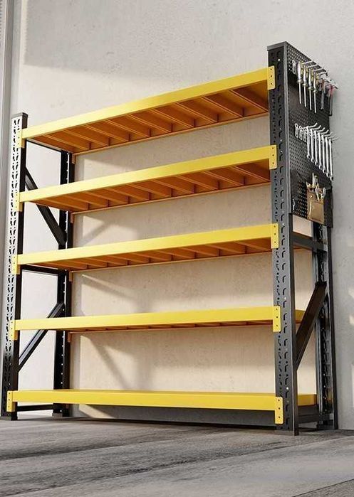 Металлический стеллаж для ванной с регулируемыми полками \ donagayam