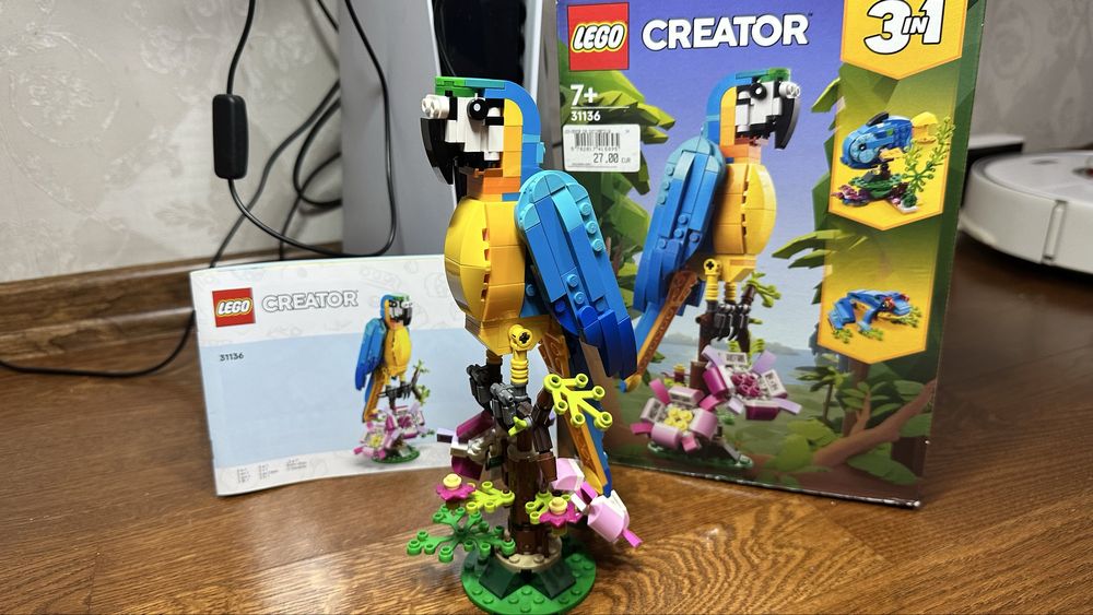 Lego Creator 31136 Лего Попугай 31136