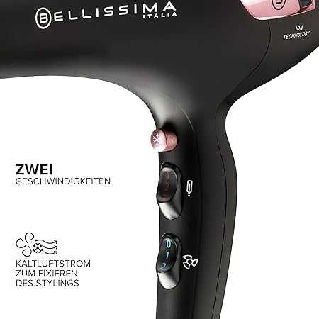 Професионален сешоар с двигател Bellissima P7 3200 йонизатор 2100W