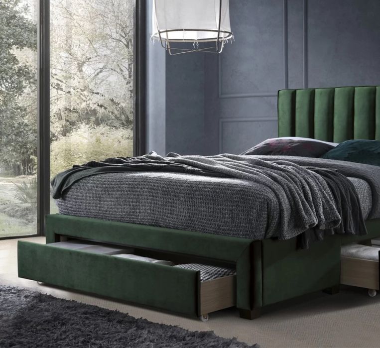 Тапицирана спалня GRACE Зелена