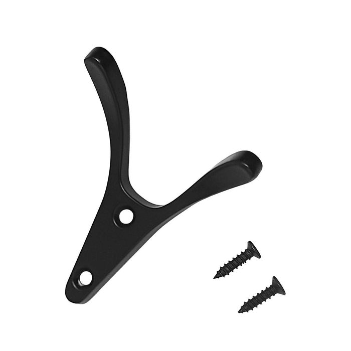 Оптом Крючок вешалка Senator дизайнерский, мебельный настенный, черный