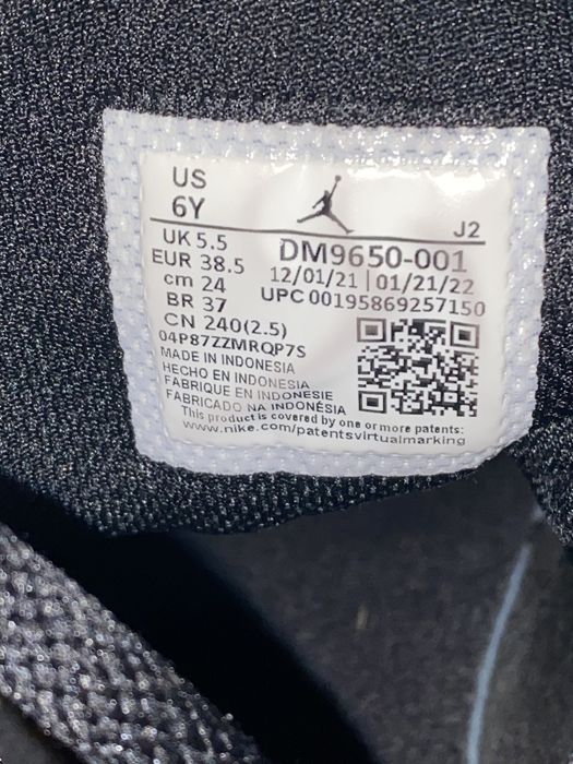 Jordan 1 mid Bred Text 38,5