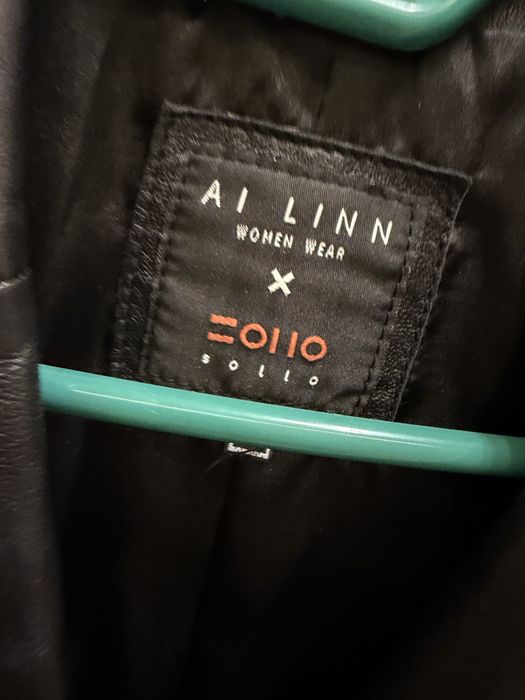 Пиджак кожаный женский