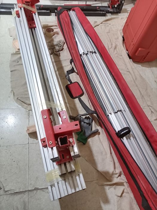 Плиткорез для крупноформата и стол в комплекте