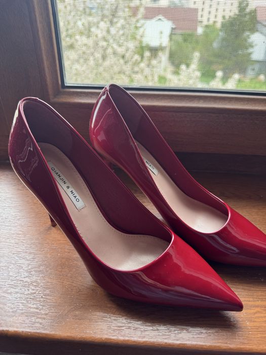 Лодочки/ туфли красные