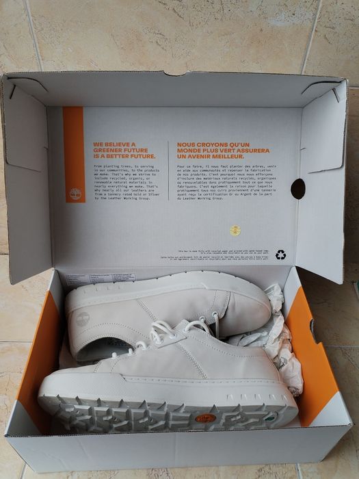 timberland Maple Grove Trainer for Men in White - мъжки кожени кецове