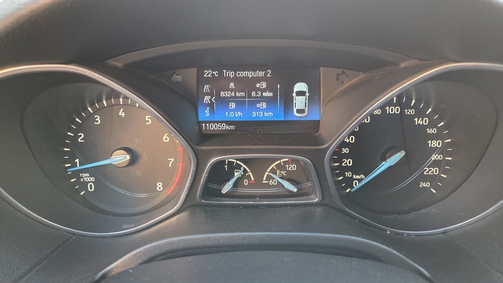 Ford Focus III 1.0 Ecoboost, 125 CP ,  2017, 110000 km, Primul proprietar de nouă.