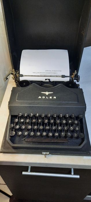 Mașină de scris Adler 1946 impecabilă