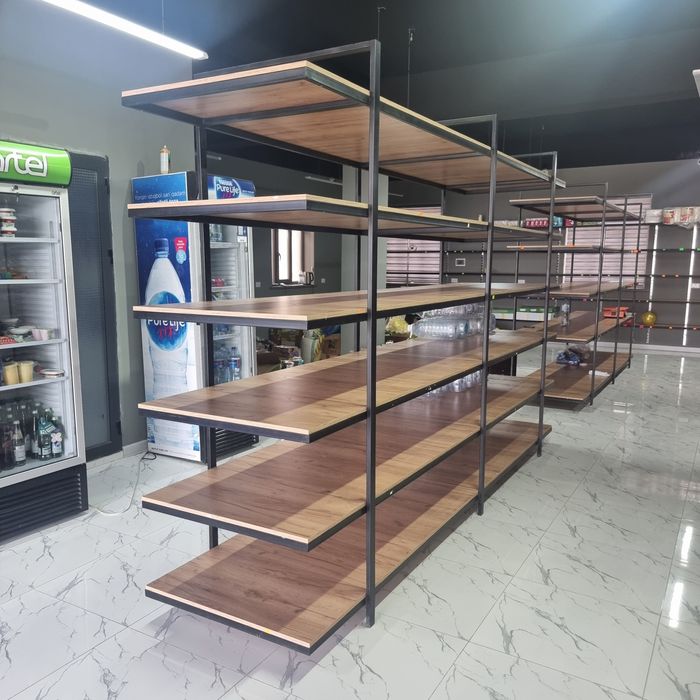 Dokon uchun stelaj polkalar