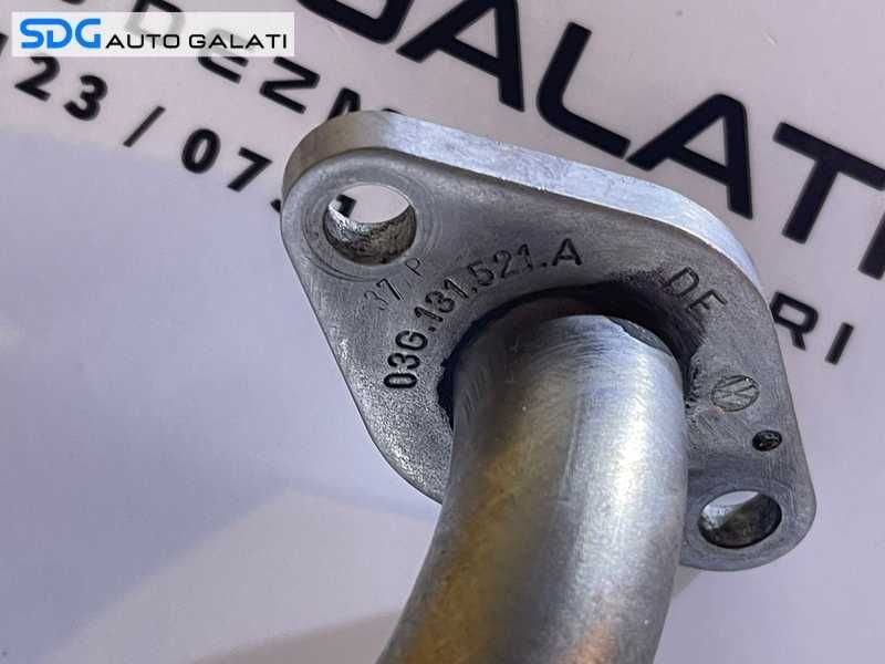 Teava Conducta Racitor Gaze EGR Seat Leon 1P 2.0 TDI BKD AZV 2006 - 2013 Cod 03G131521A [D0453]