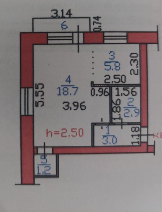 Продам 1,5 квартиру