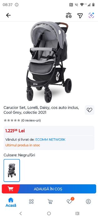 Cărucior copii impecabil