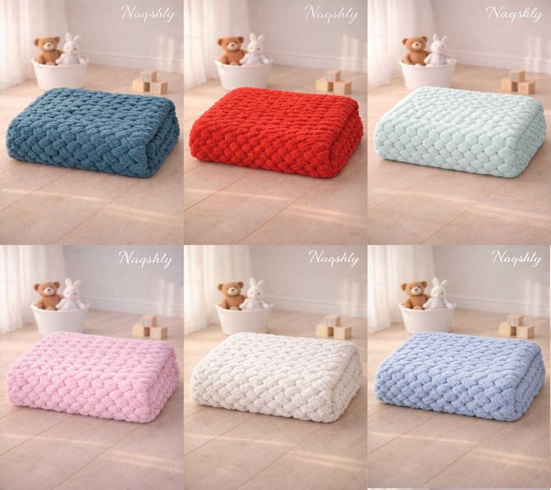 Chaqaloqlar uchun qo‘lda tikilgan bolalar pledi (adyol)