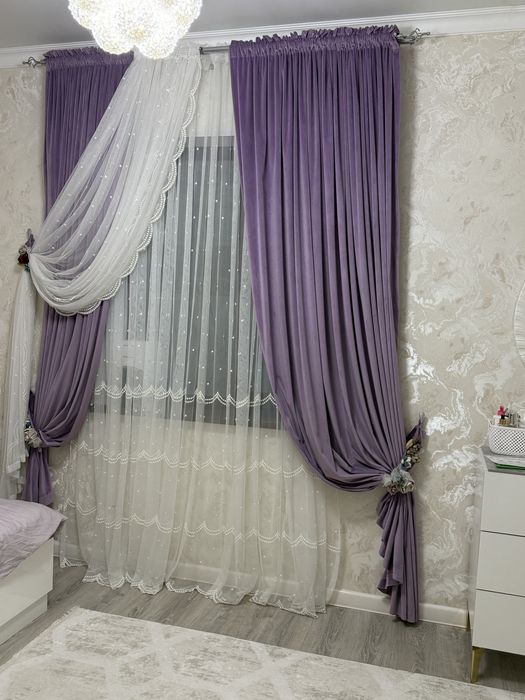 Шторы. Перде спальный